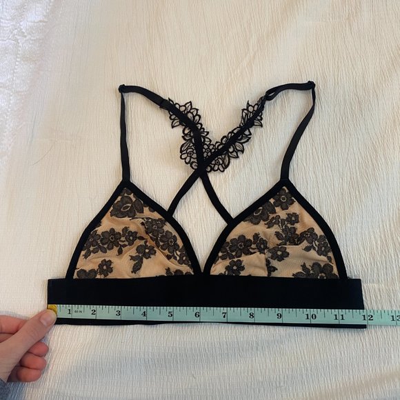 VS Victoria's Secret PINK Lace Triangle Bra Bralette - Picture 3 of 5